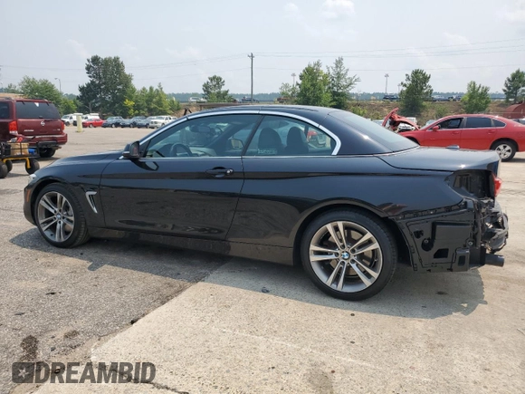 2015 BMW 4 Series 435i with VIN WBA3T3C53F5A40517, listed as a Copart auction lot 58792675 with 77,933 mi miles and Salvage title. Bid and sale history available at DreamBid. Image 2.
