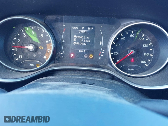 2018 Jeep Compass Latitude with VIN 3C4NJCBBXJT165349, listed as a IAAI auction lot 41283025 with 25,680 mi miles and . Bid and sale history available at DreamBid. Image 7.
