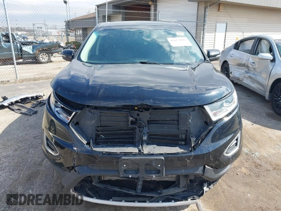2017 Ford Edge Titanium with VIN 2FMPK4K99HBB57818, listed as a IAAI auction lot 42072809 with 113,124 mi miles. Bid and sale history available at carsss.com. Image 13.