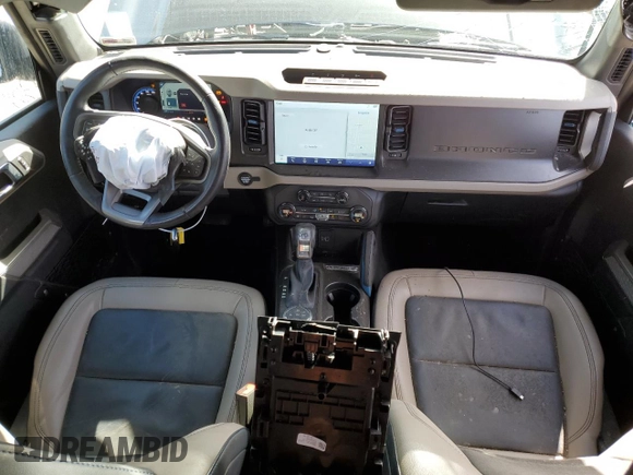 2023 Ford Bronco with VIN 1FMEE5DP5PLA85207, listed as a Copart auction lot 53865985 with 17,561 mi miles and Salvage title. Bid and sale history available at DreamBid. Image 8.