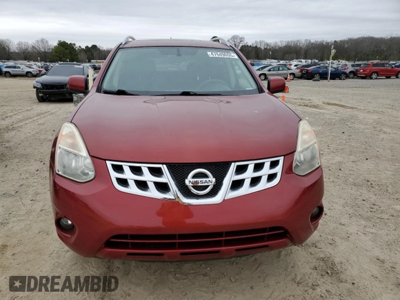 2013 Nissan Rogue S with VIN JN8AS5MT7DW526858, listed as a Copart auction lot 47649655 with 126,689 mi miles and Clean Title. Bid and sale history available at DreamBid. Image 5.