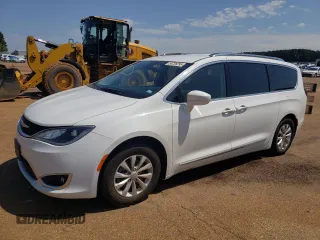 2018 Chrysler Pacifica Touring L z VIN 2C4RC1BG6JR235024, wystawiony jako Copart lot #54726295 z przebiegiem 98 308 mil mil oraz Szkoda całkowita • Salvage title. Historia ofert i sprzedaży dostępna na DreamBid. Obrazek 1.