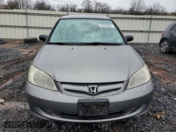 2004 Honda Civic LX with VIN 2HGES16544H532301, listed as a Copart auction lot 85538804 with 69,604 mi miles and Salvage Title. Bid and sale history available at DreamBid. Image 5.