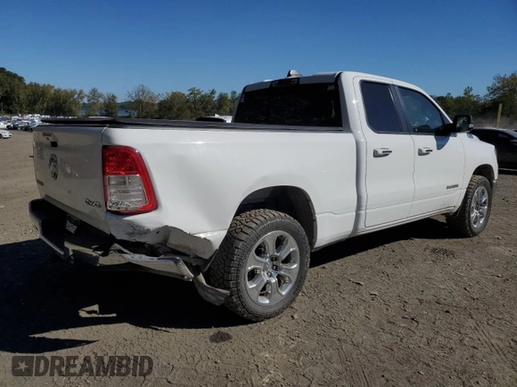 2020 Ram 1500 Big Horn with VIN 1C6RRFBG6LN346059, listed as a Copart auction lot 74730194 with 39,228 mi miles and Salvage Title. Bid and sale history available at carsss.com. Image 3.