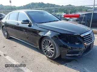 2015 Mercedes-Benz S 550 with VIN WDDUG8CBXFA075659, listed as a IAAI auction lot 42453830 with 82,194 mi miles and . Bid and sale history available at DreamBid. Image 1.