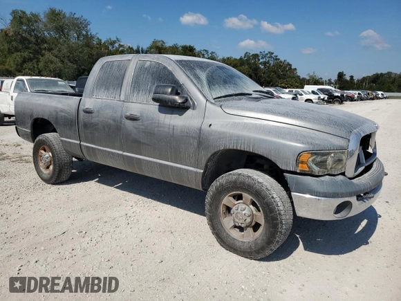 2005 Dodge 2500 SLT with VIN 1D7KS28D85J555503, listed as a Copart auction lot 74836444 with 459,416 mi miles and Salvage Title. Bid and sale history available at DreamBid. Image 4.