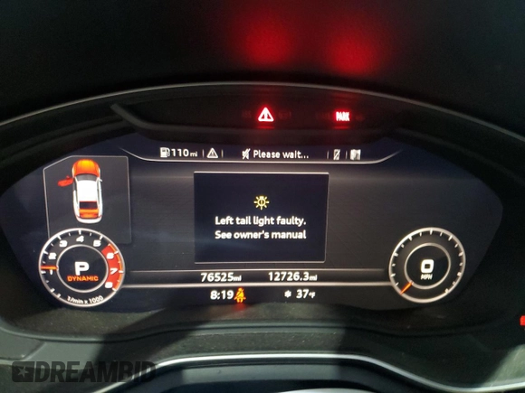 2018 Audi S5 Sportback Prestige z VIN WAUC4CF5XJA098033, wystawiony jako Copart lot #51013425 z przebiegiem 76 525 mil mil oraz Szkody całkowita. Historia ofert i sprzedaży dostępna na DreamBid. Obrazek 9.