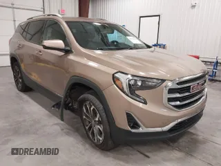 2018 GMC Terrain SLT with VIN 3GKALPEX5JL322507, listed as a IAAI auction lot 41716095 with 102,490 mi miles. Bid and sale history available at carsss.com. Image 1.