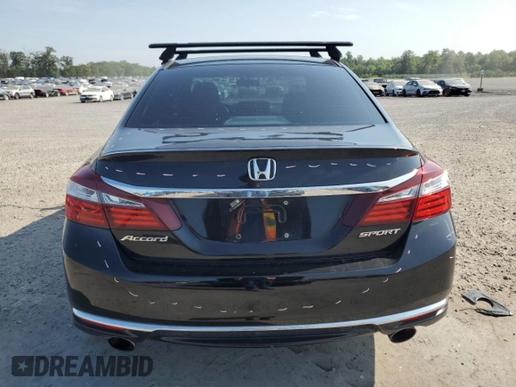 2016 Honda Accord Sport z VIN 1HGCR2F51GA017316, wystawiony jako Copart lot #61055005 z przebiegiem 154 860 mil mil oraz Czysty tytuł • Clean title. Historia ofert i sprzedaży dostępna na DreamBid. Obrazek 6.