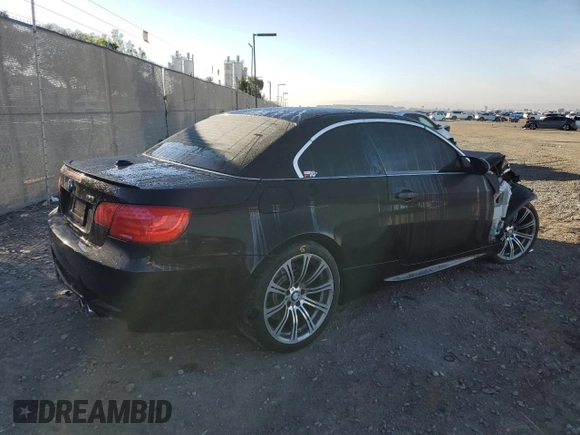 2011 BMW M3 with VIN WBSDX9C53BE583963, listed as a Copart auction lot 43076235 with 69,676 mi miles and Salvage Title. Bid and sale history available at carsss.com. Image 3.