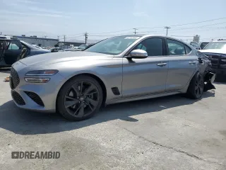 2023 Genesis G70 3.3T с VIN KMTG54TE1PU120781, выставлен на аукционе Copart как лот 60752965 с пробегом 21 666 миль миль и Списание • Salvage title. История ставок и продаж доступна на DreamBid. Изображение 1.