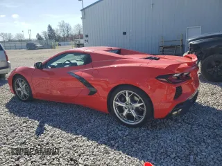 2023 Chevrolet Corvette 3LT with VIN 1G1YC3D41P5121618, listed as a Copart auction lot 47589365 with 11,351 mi miles and Salvage title. Bid and sale history available at DreamBid. Image 2.