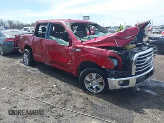 2016 Ford F-150 XLT with VIN 1FTEW1EP3GKF61243, listed as a IAAI auction lot 41842070 with 1 mi miles. Bid and sale history available at carsss.com. Image 1.