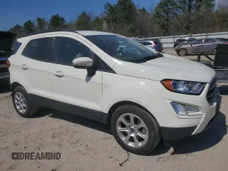 2021 Ford EcoSport SE with VIN MAJ3S2GE1MC437827, listed as a Copart auction lot 50764635 with 27,137 mi miles and Salvage Title. Bid and sale history available at DreamBid. Image 4.
