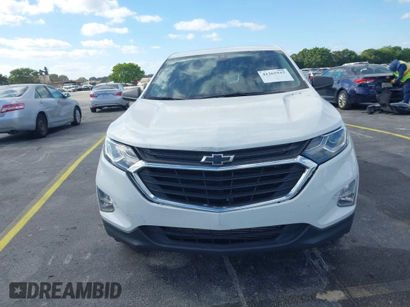 2019 Chevrolet Equinox LS z VIN 2GNAXHEV9K6237980, wystawiony jako IAAI lot #41265515 z przebiegiem 84 437 mil mil oraz . Historia ofert i sprzedaży dostępna na DreamBid. Obrazek 12.