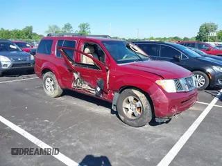 2006 Nissan Pathfinder SE z VIN 5N1AR18U76C621228, wystawiony jako IAAI lot #42178373 z przebiegiem 209 156 mil mil oraz . Historia ofert i sprzedaży dostępna na DreamBid. Obrazek 1.