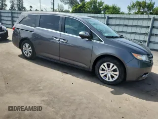 2015 Honda Odyssey EX-L с VIN 5FNRL5H68FB078668, выставлен на аукционе Copart как лот 60217075 с пробегом 126 451 миль миль и Чистый • Clean title. История ставок и продаж доступна на DreamBid. Изображение 4.