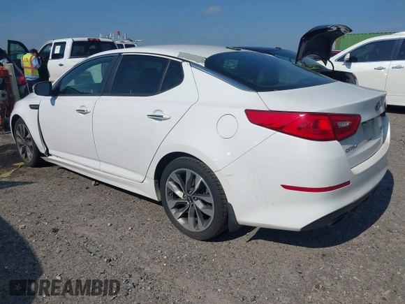 2015 Kia Optima SX with VIN 5XXGR4A75FG361688, listed as a IAAI auction lot 42604374 with 162,359 mi miles and . Bid and sale history available at DreamBid. Image 3.