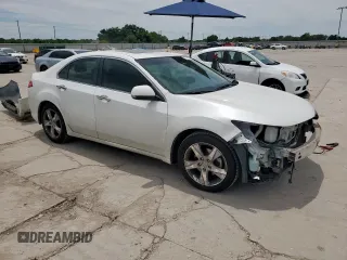 2013 Acura TSX with VIN JH4CU2F48DC007322, listed as a Copart auction lot 57354665 with 164,040 mi miles and Salvage title. Bid and sale history available at DreamBid. Image 4.