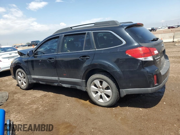 2012 Subaru Outback Prem with VIN 4S4BRCCC5C3259698, listed as a Copart auction lot 58598905 with 186,123 mi miles and Non repairable. Bid and sale history available at DreamBid. Image 2.