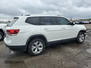 2018 Volkswagen Atlas SE with VIN 1V2KR2CA3JC546563, listed as a Copart auction lot 55458335 with 126,384 mi miles and Salvage title. Bid and sale history available at DreamBid. Image 3.