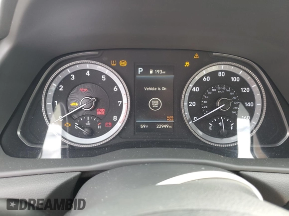 2023 Hyundai Sonata SEL with VIN KMHL64JA8PA283323, listed as a Copart auction lot 45757175 with 22,949 mi miles and Salvage Title. Bid and sale history available at DreamBid. Image 9.