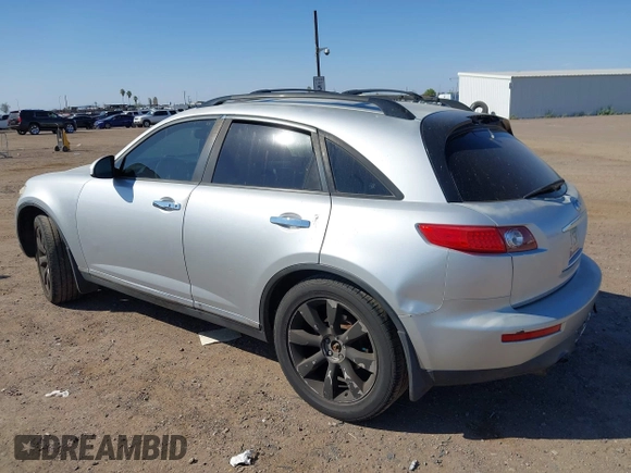 2006 Infiniti FX with VIN JNRAS08U26X102387, listed as a IAAI auction lot 42472378 with 216,266 mi miles and . Bid and sale history available at DreamBid. Image 3.