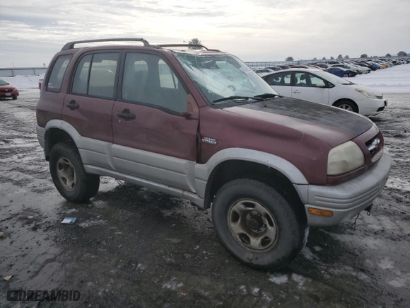 1999 Suzuki Grand Vitara JLX with VIN JS3TD62V6X4108950, listed as a Copart auction lot 46468705 with 215,541 mi miles and Salvage Title. Bid and sale history available at carsss.com. Image 4.