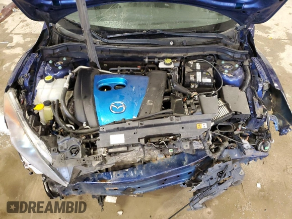 2013 Mazda 3 i Touring with VIN JM1BL1LP5D1770418, listed as a Copart auction lot 47085325 with 107,903 mi miles and Non Repairable. Bid and sale history available at carsss.com. Image 11.