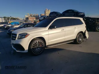 2018 Mercedes-Benz GLS with VIN 4JGDF7FE5JB080893, listed as a Copart auction lot 72079533 with 69,909 mi miles. Bid and sale history available at carsss.com. Image 1.