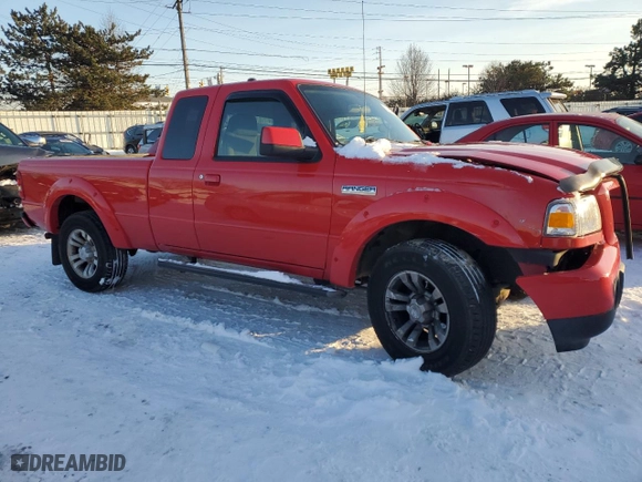 2008 Ford Ranger XLT with VIN 1FTYR44U38PA06617, listed as a Copart auction lot 41495925 with 76,578 mi miles and Salvage Title. Bid and sale history available at carsss.com. Image 4.