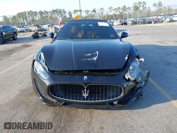 2016 Maserati GranTurismo Convertible Sport with VIN ZAM45VMA8G0158580, listed as a IAAI auction lot 41527347 with 47,344 mi miles. Bid and sale history available at carsss.com. Image 12.