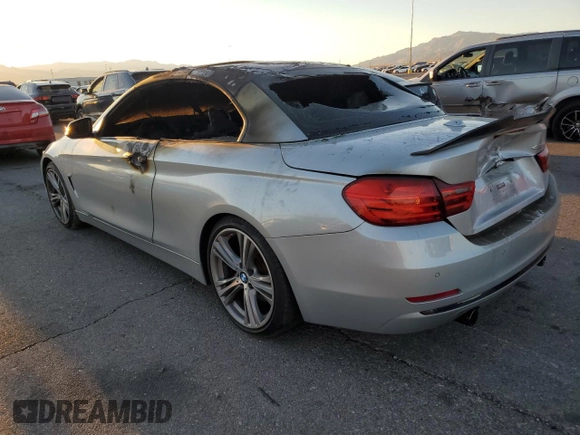 2016 BMW 4 Series 435i with VIN WBA3T3C57G5A41929, listed as a Copart auction lot 79953384 with Not provided miles and Non repairable. Bid and sale history available at DreamBid. Image 2.