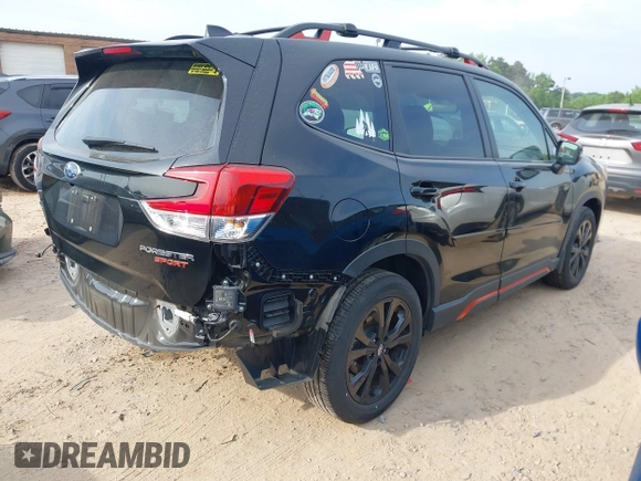 2023 Subaru Forester Special Sports with VIN JF2SKAJC1PH498353, listed as a IAAI auction lot 42281271 with 34,404 mi miles and . Bid and sale history available at DreamBid. Image 4.