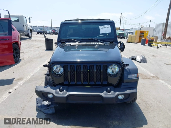 2023 Jeep Wrangler Willys with VIN 1C4HJXDG5PW615358, listed as a IAAI auction lot 42383749 with 31,988 mi miles and . Bid and sale history available at DreamBid. Image 13.