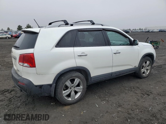 2012 Kia Sorento EX with VIN 5XYKUDA26CG237398, listed as a Copart auction lot 51456975 with 140,152 mi miles and Salvage Title. Bid and sale history available at carsss.com. Image 3.