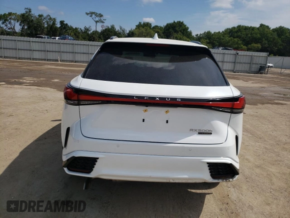 2023 Lexus RX with VIN 2T2BCMEA6PC005000, listed as a Copart auction lot 54004543 with 187 mi miles. Bid and sale history available at carsss.com. Image 6.