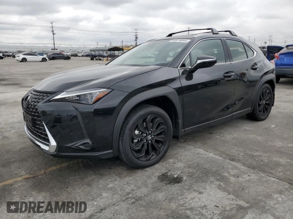 2024 Lexus UX with VIN JTHX6JBH0R2193790, listed as a Copart auction lot 54974844 with 1,268 mi miles and Salvage Title. Bid and sale history available at carsss.com. Image 1.