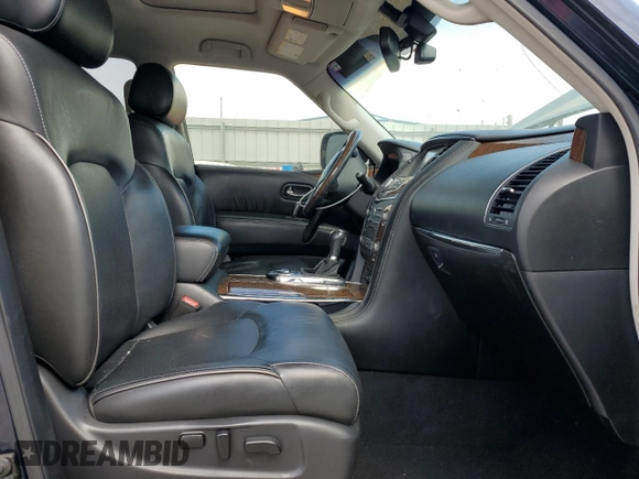 2017 Infiniti QX80 with VIN JN8AZ2NF8H9644229, listed as a Copart auction lot 50521545 with 141,122 mi miles and Salvage Title. Bid and sale history available at carsss.com. Image 7.