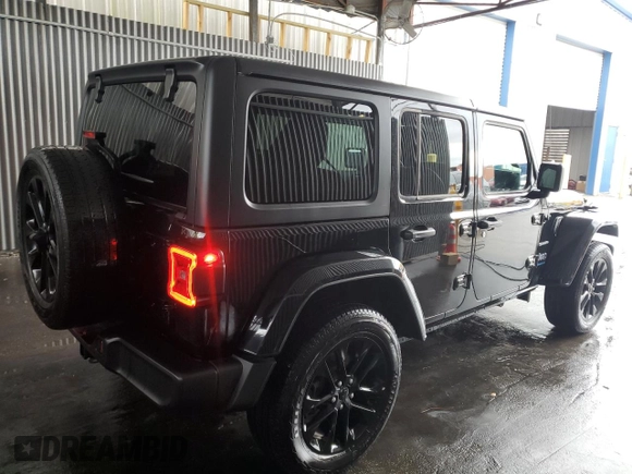 2023 Jeep Wrangler Sahara с VIN 1C4JJXP64PW704147, выставлен на аукционе Copart как лот 59096975 с пробегом 45 122 миль миль и Чистый • Clean title. История ставок и продаж доступна на DreamBid. Изображение 3.