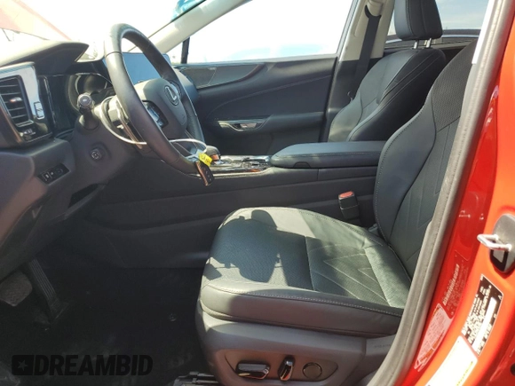 2025 Lexus NX 350h Luxury with VIN 2T2HKCEZ5SC032842, listed as a Copart auction lot 67185635 with 8,429 mi miles and Salvage title. Bid and sale history available at DreamBid. Image 7.