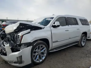 2016 Cadillac Escalade ESV Luxury Collection with VIN 1GYS4HKJ8GR190602, listed as a Copart auction lot 49341105 with 128,122 mi miles and Salvage title. Bid and sale history available at DreamBid. Image 1.