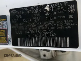 2018 Kia Optima Hybrid EX with VIN KNAGU4LE8J5022654, listed as a Copart auction lot 64665244 with 39,187 mi miles and Salvage Title. Bid and sale history available at carsss.com. Image 12.