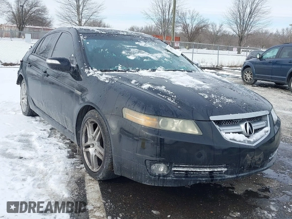 2007 Acura TL with VIN 19UUA66237A024583, listed as a IAAI auction lot 41365833 with 173,081 mi miles. Bid and sale history available at carsss.com. Image 1.