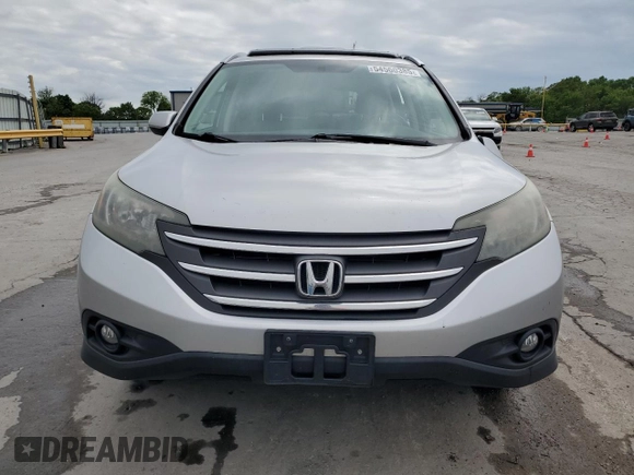 2012 Honda CR-V EX-L with VIN JHLRM4H77CC002810, listed as a Copart auction lot 54560385 with 122,349 mi miles and Salvage Title. Bid and sale history available at carsss.com. Image 5.