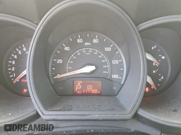 2017 Kia Rio LX with VIN KNADM4A38H6118387, listed as a Copart auction lot 51230545 with 117,788 mi miles and Clean Title. Bid and sale history available at carsss.com. Image 9.