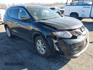 2015 Nissan Rogue S with VIN KNMAT2MV7FP545500, listed as a IAAI auction lot 41748545 with 95,289 mi miles. Bid and sale history available at carsss.com. Image 1.
