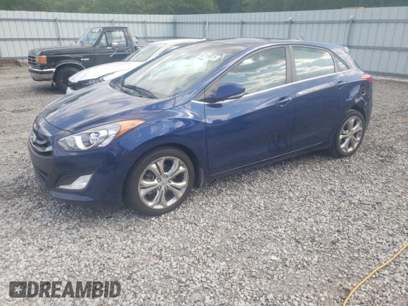 2013 Hyundai Elantra GT with VIN KMHD35LE8DU098489, listed as a Copart auction lot 52319825 with 103,248 mi miles and Salvage Title. Bid and sale history available at carsss.com. Image 1.