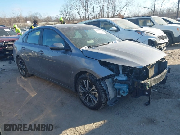 2023 Kia Forte LXS with VIN 3KPF24AD4PE635995, listed as a IAAI auction lot 41066706 with 61,619 mi miles and . Bid and sale history available at DreamBid. Image 1.