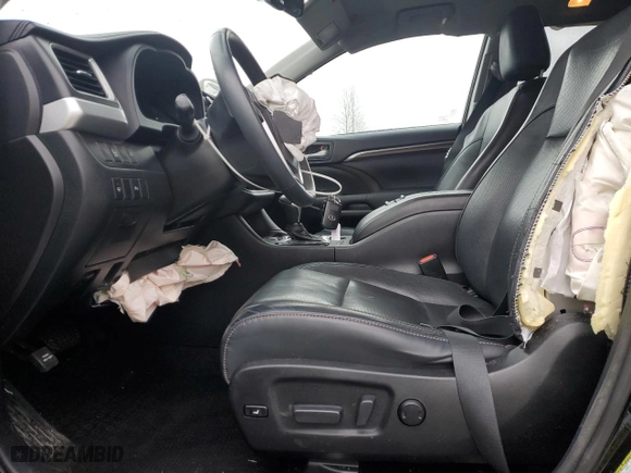 2015 Toyota Highlander Limited with VIN 5TDDKRFH7FS216348, listed as a Copart auction lot 50012075 with 103,298 mi miles and Salvage Title. Bid and sale history available at carsss.com. Image 7.